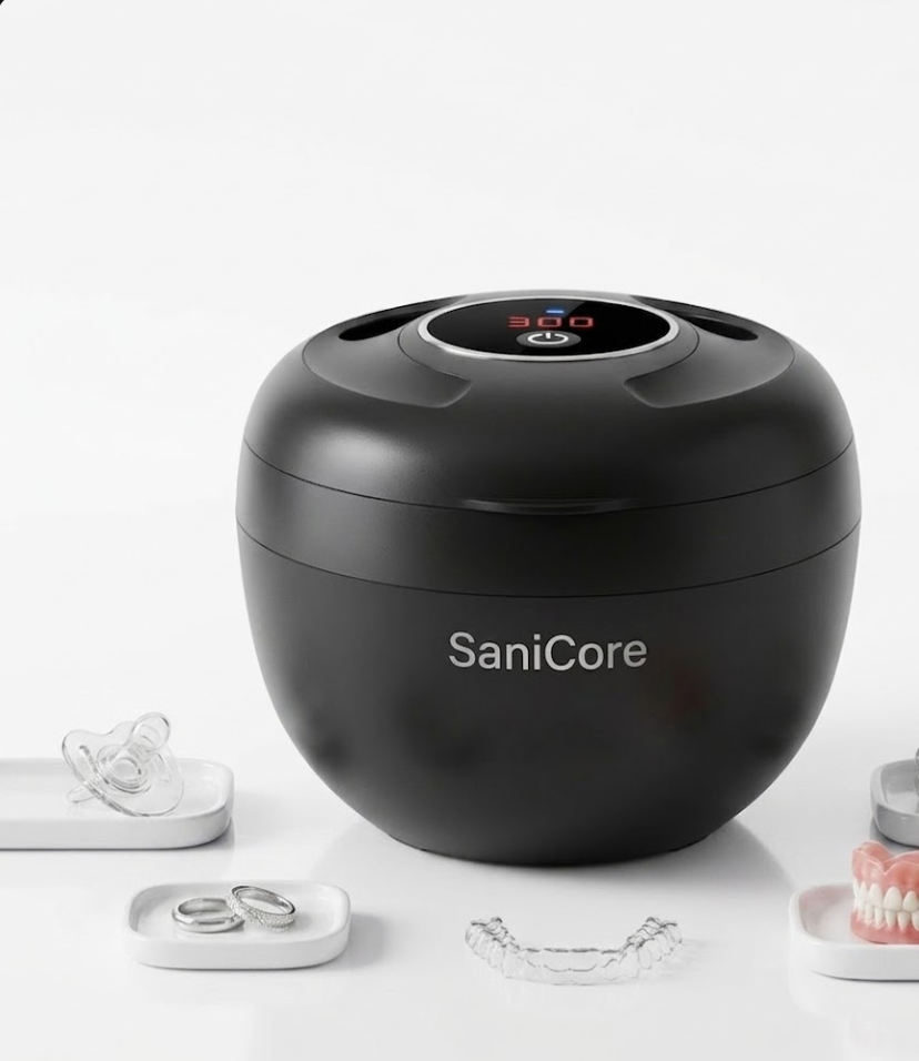 SaniCore Professional Ultrasonic Cleaner & UV-C Sanitizer
